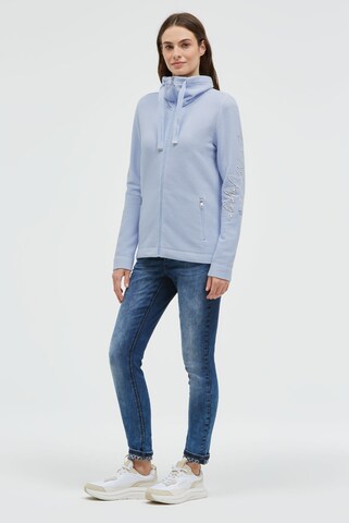 Soccx Zip-Up Hoodie in Blue