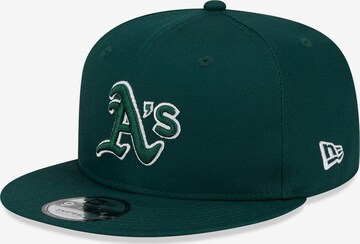 Cappello da baseball di NEW ERA in verde: frontale
