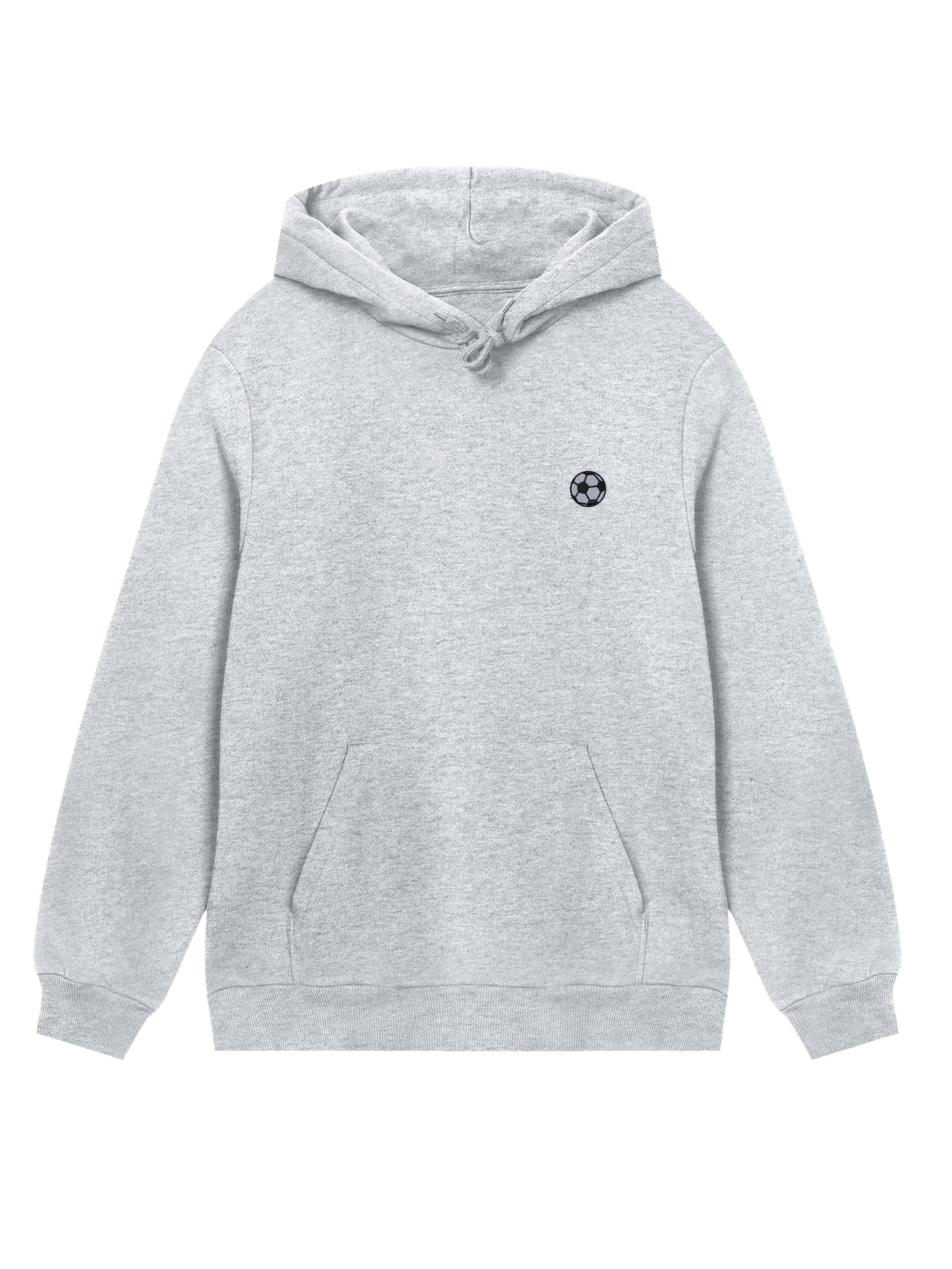 F4NT4STIC Sweatshirt 'Soccer' in Grey: front