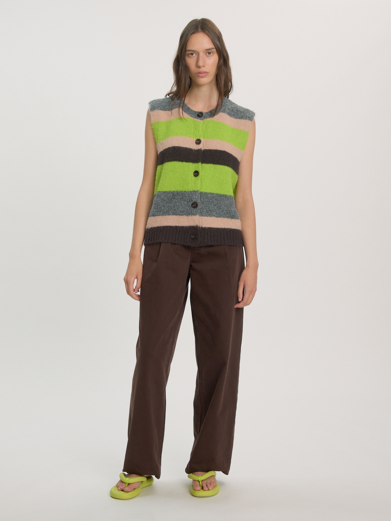 EDITED Nieuwigheden Bodywarmer 'Wedeke' Bruin