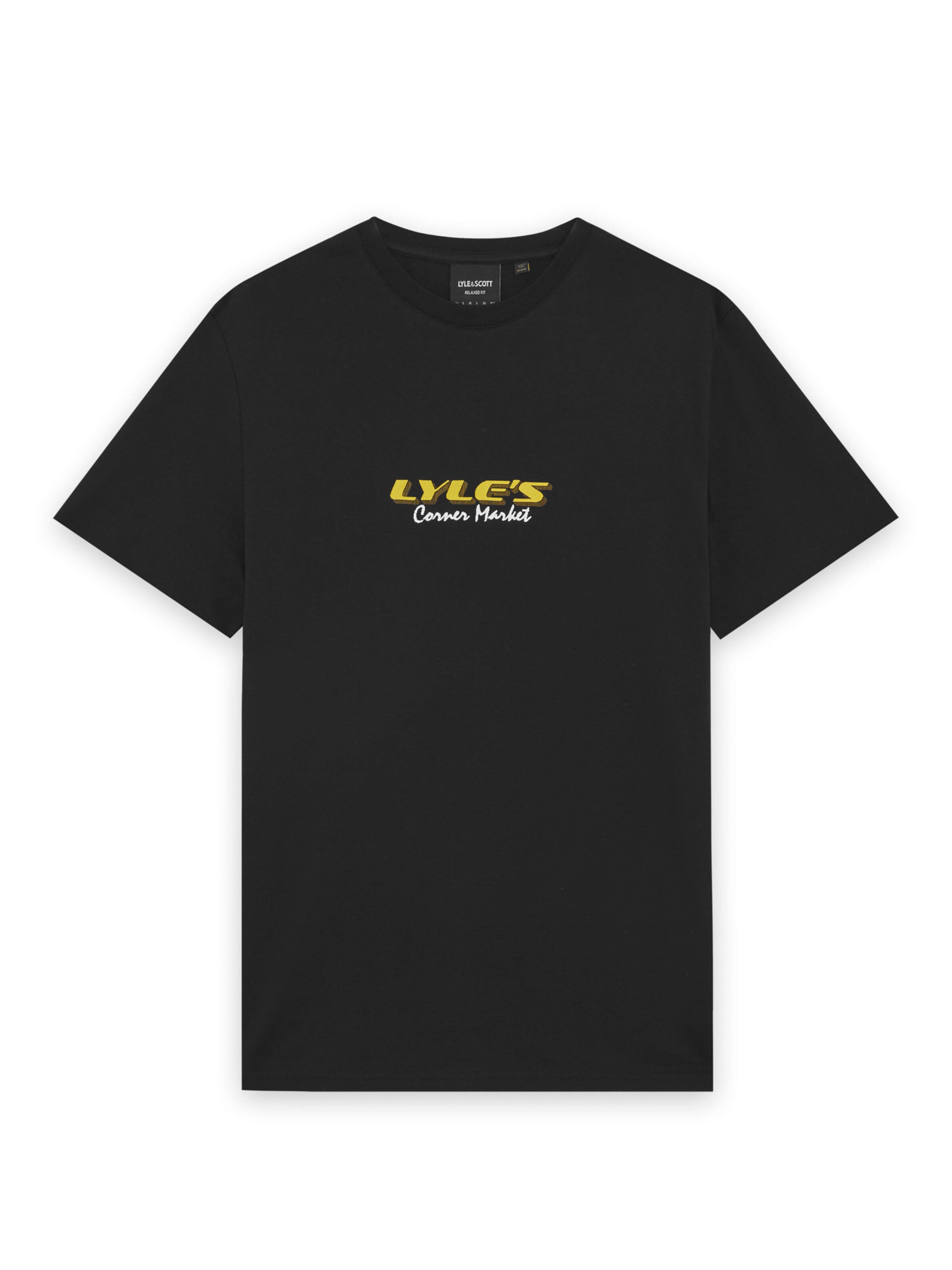 Lyle & Scott Shirt in Zwart: voorkant