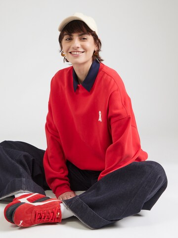 ARMEDANGELS Sweatshirt 'Alizaa' (GOTS) in Rot: Vorderseite