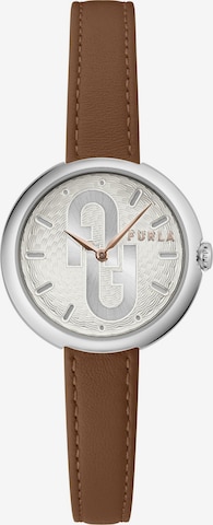 FURLA Analog Watch 'Cosy' in Brown: front