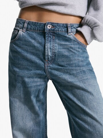 Baggy Jean Bershka en bleu
