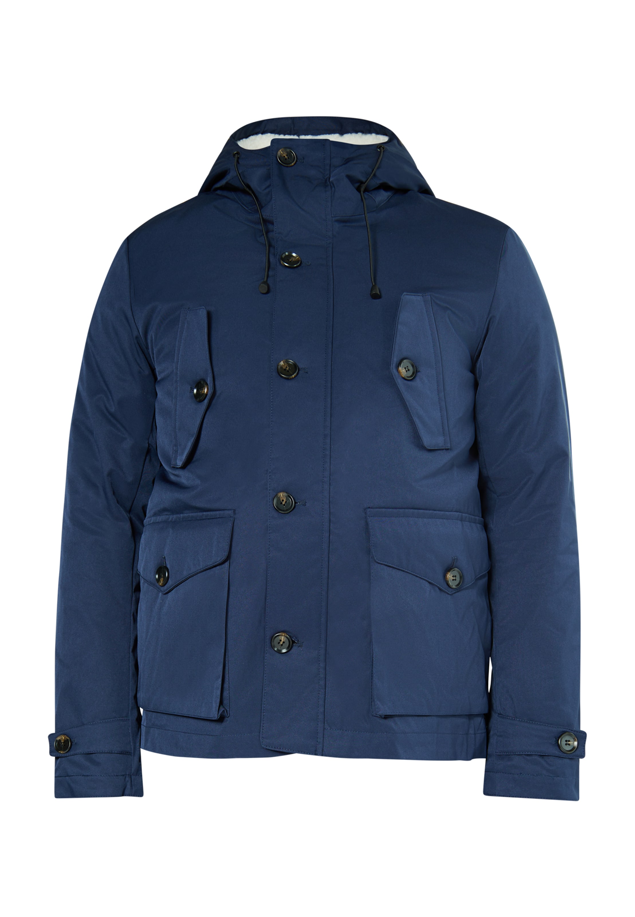 MO Winterjas in Blauw: voorkant