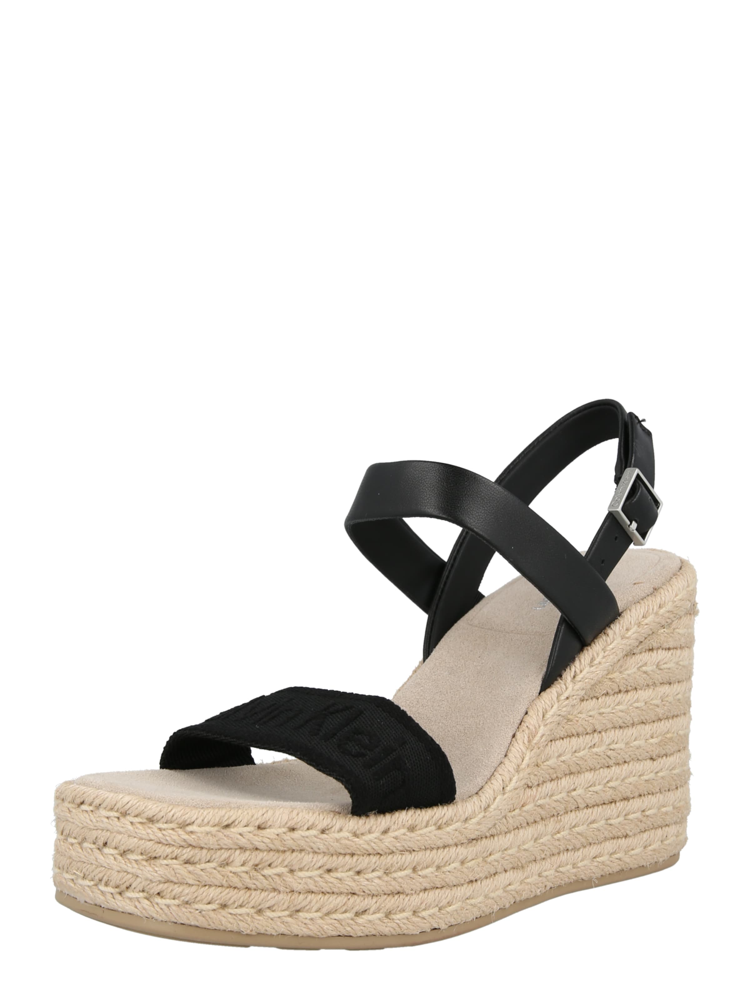 Calvin Klein Sandalias con hebilla 'Elisabeth' en negro, Vista del producto