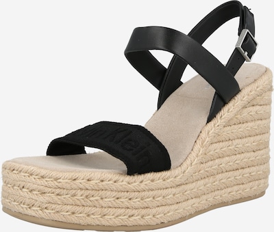 Basutės su dirželiais 'Elisabeth' iš Calvin Klein, spalva – juoda, Prekių apžvalga