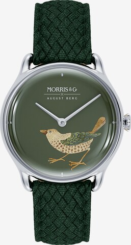 August Berg Analog Watch in Green: front