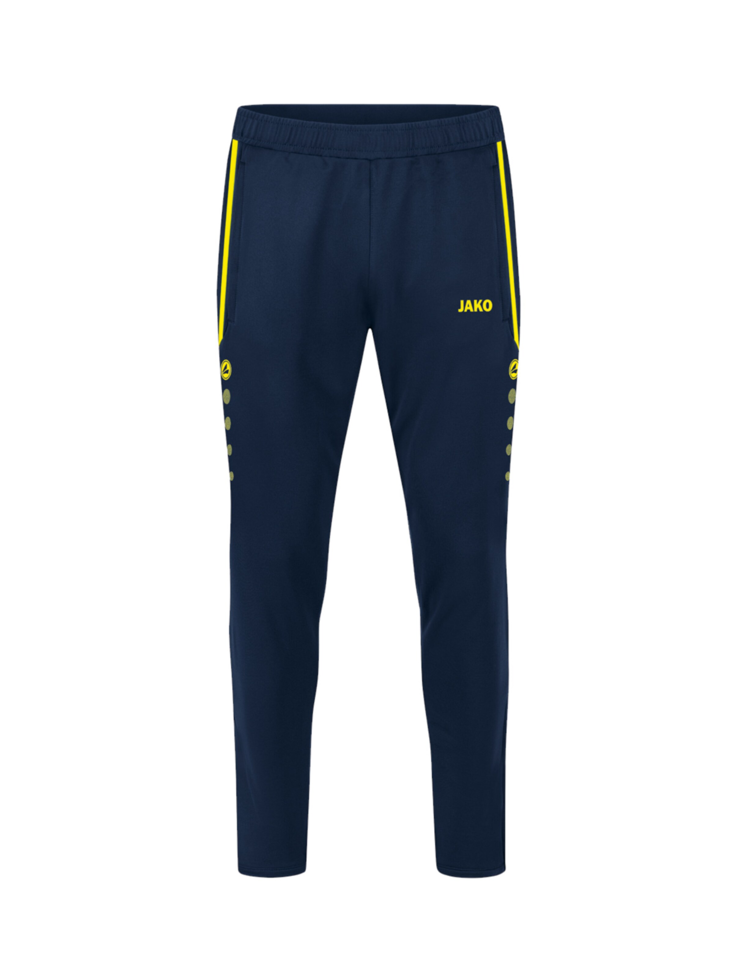 JAKO Workout Pants in Blue: front
