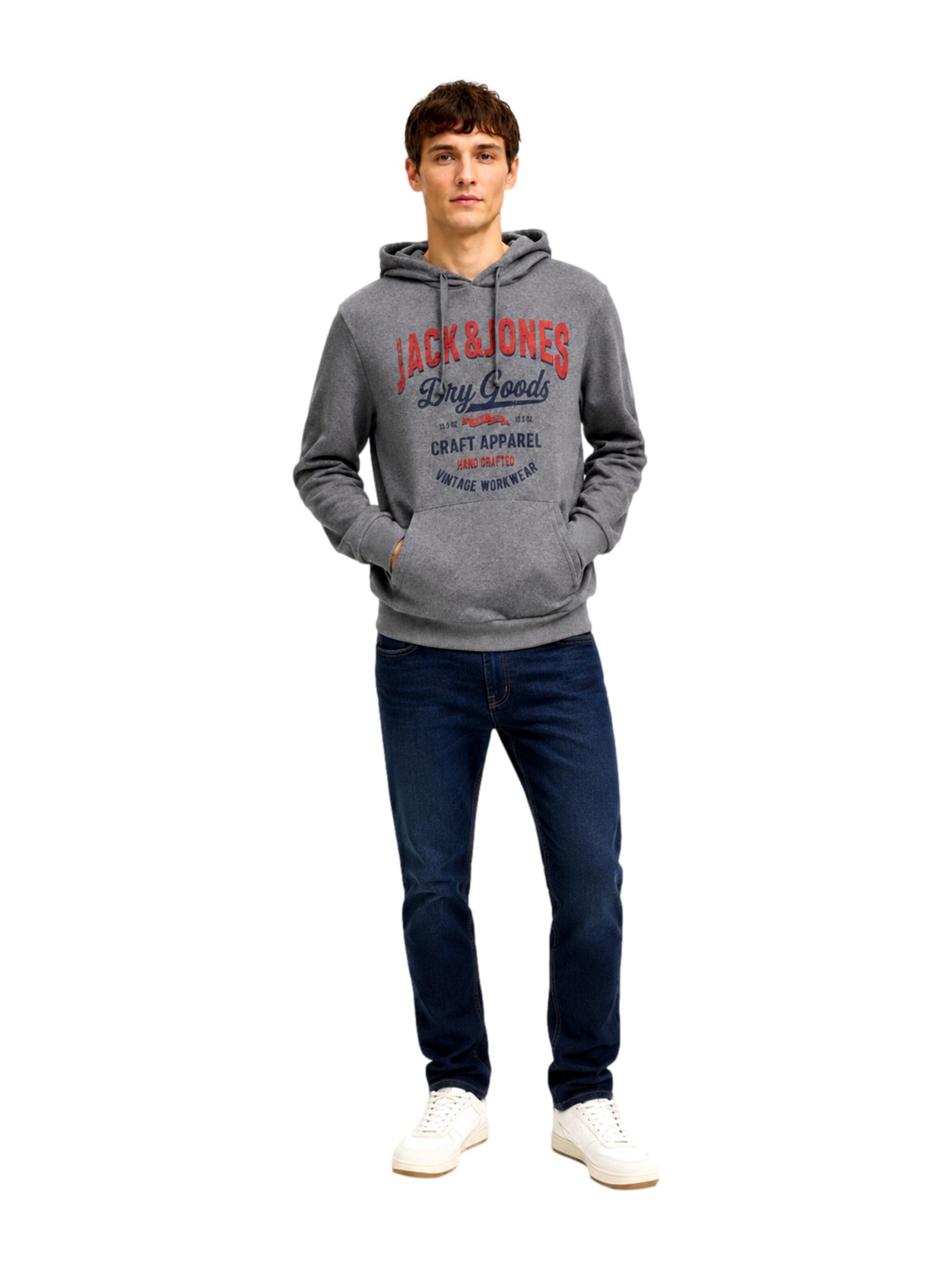 JACK & JONESSweater majica - siva boja