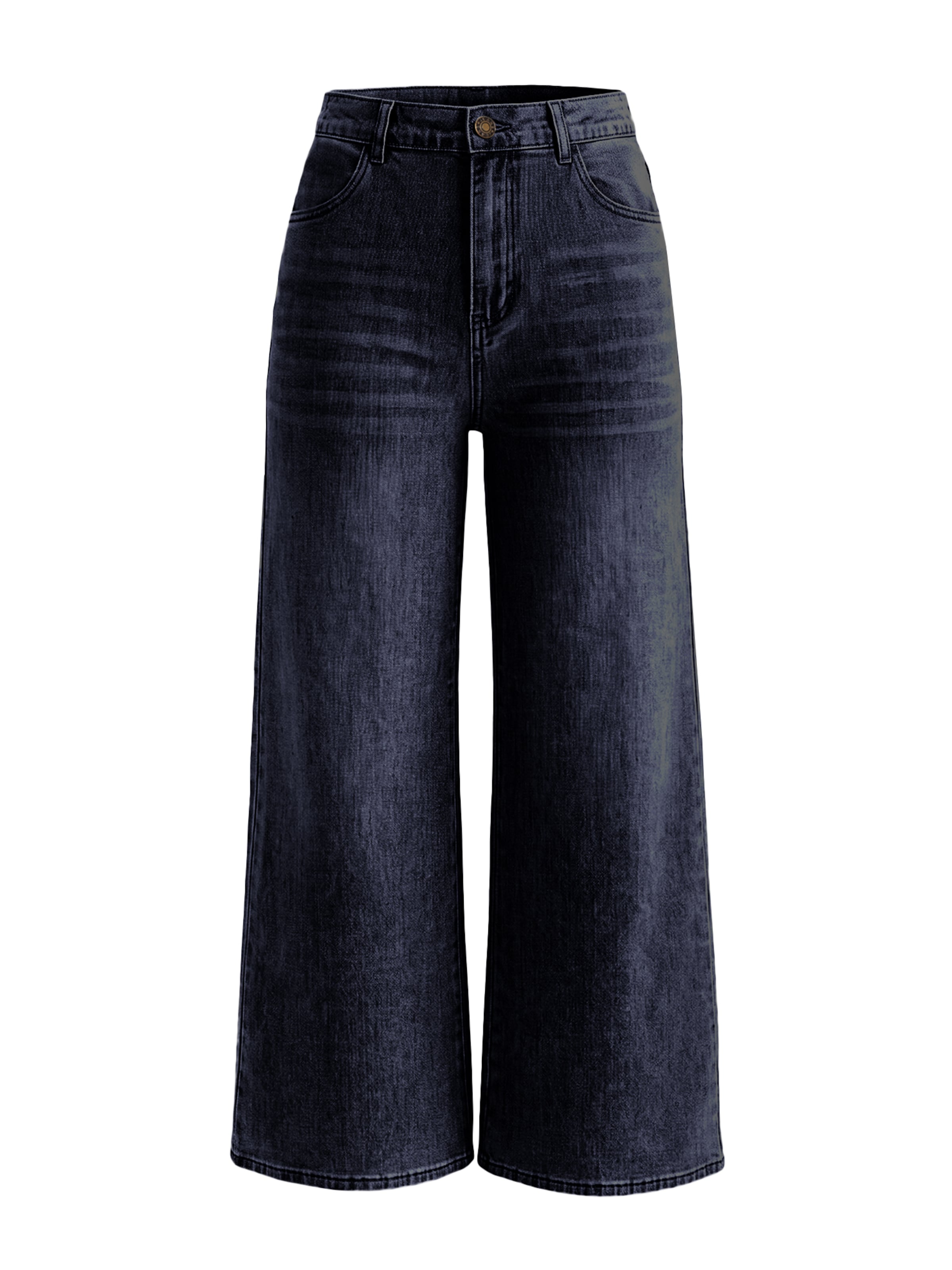 Imily Bela Wide leg Jeans in Blauw: voorkant
