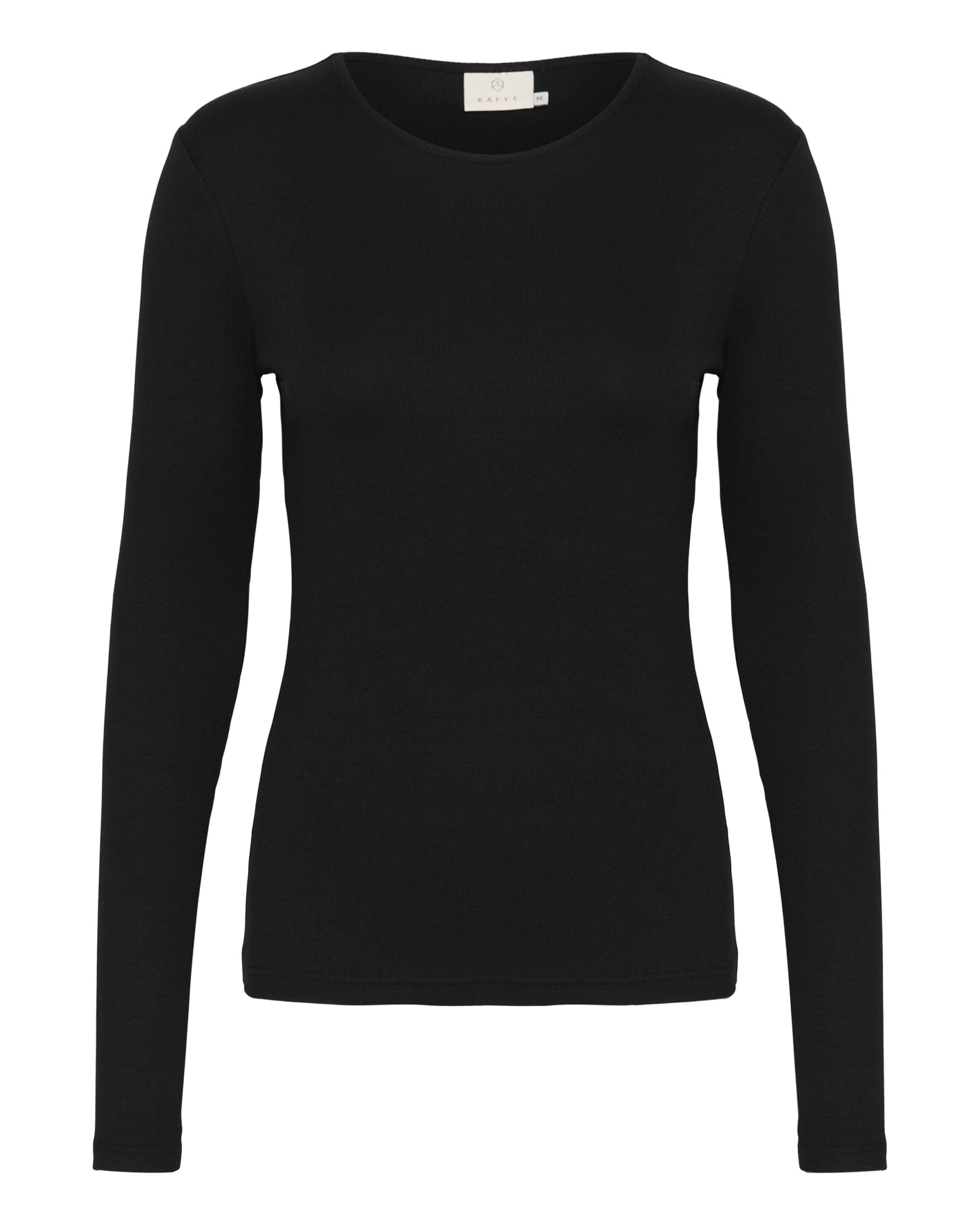 Kaffe Tričko 'KA Carna' – černá: přední strana