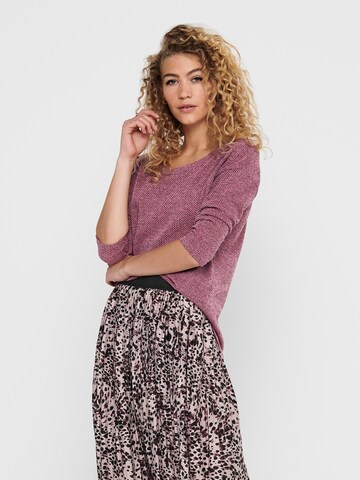 Pull-over 'Alba' ONLY en rose : devant