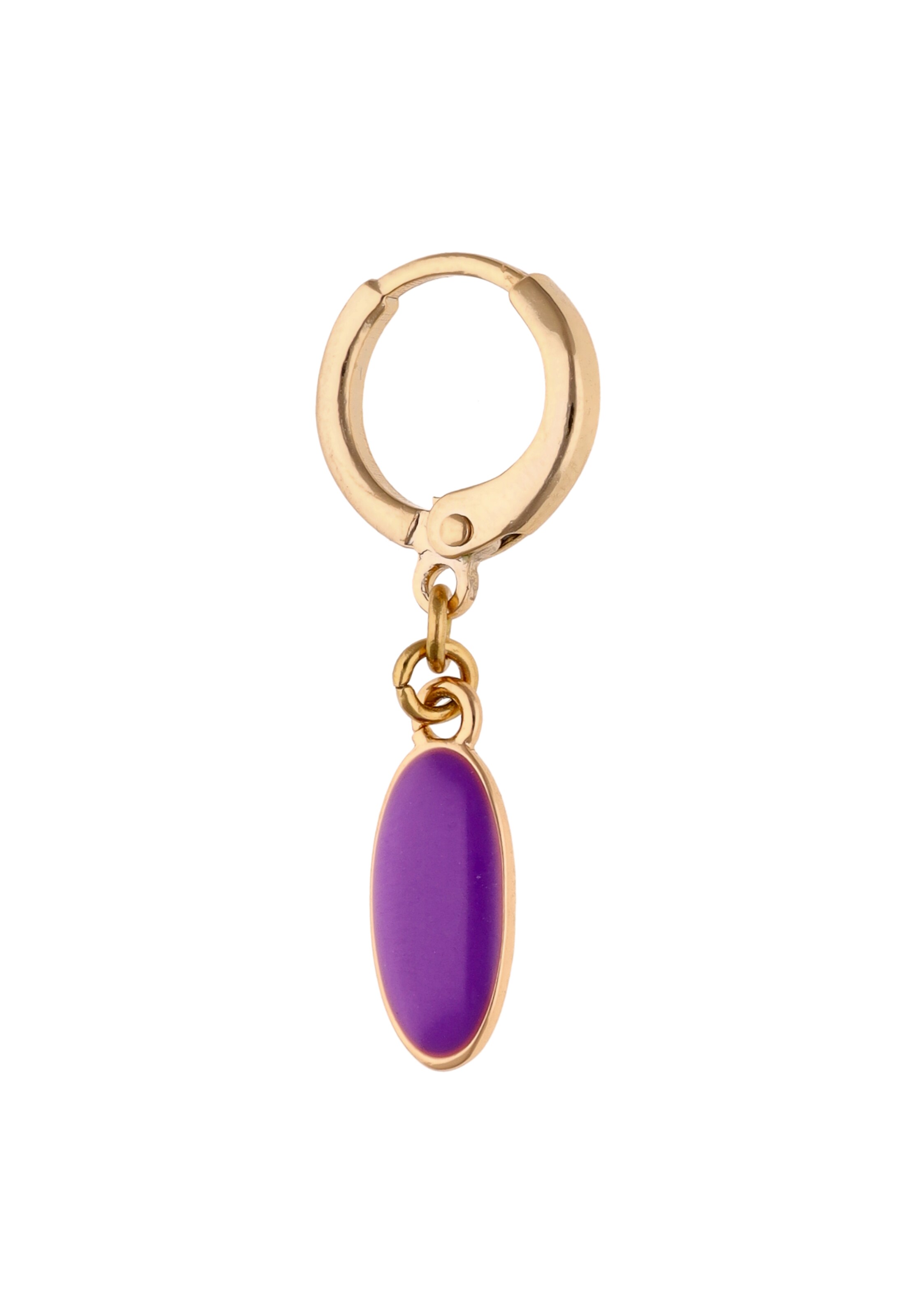Boucles d'oreilles IZIA en violet