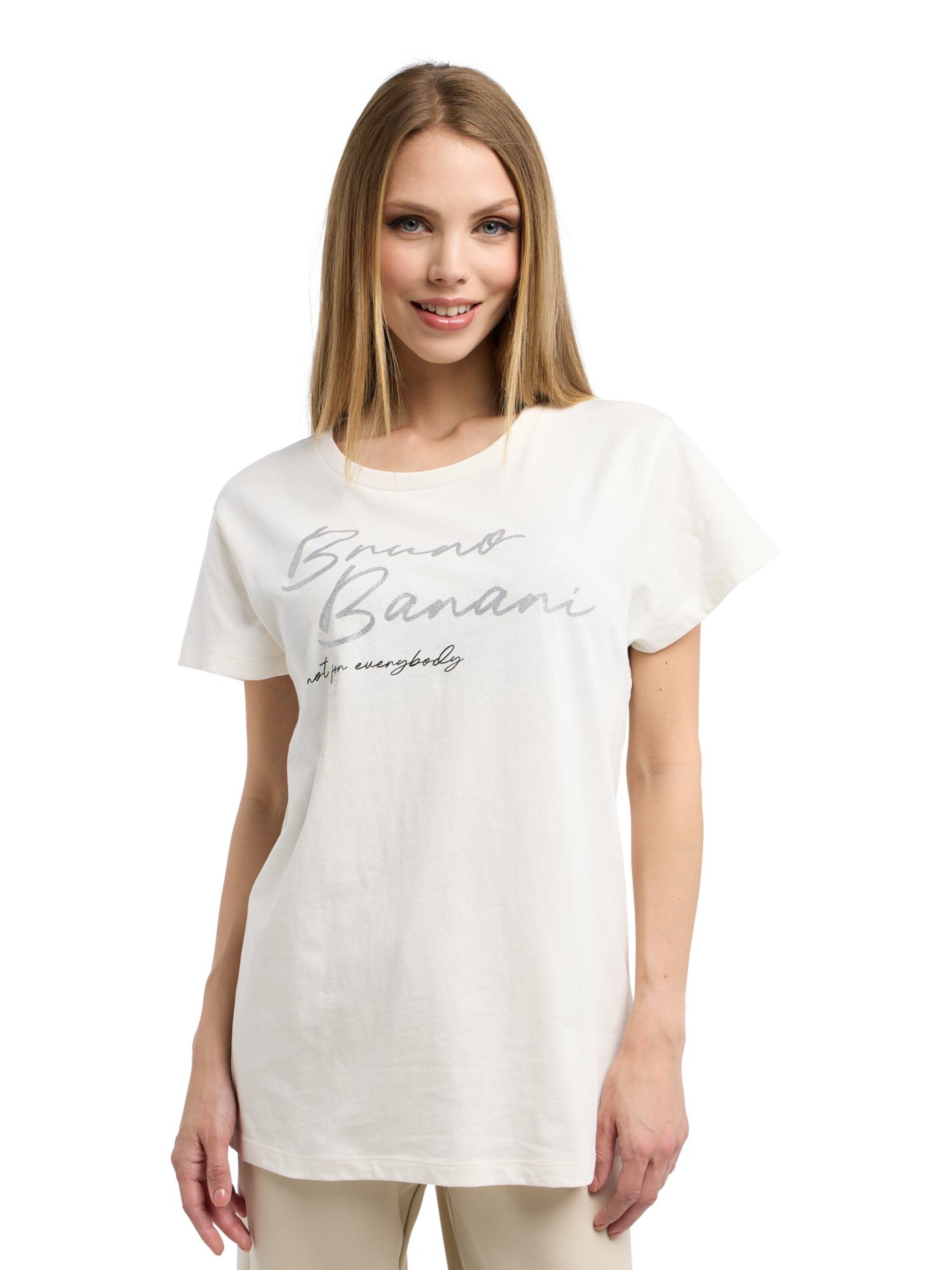 Bruno Banani T-Shirt 'Daugherty' in Weiß: Vorderseite