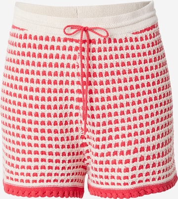 sarkans TOPSHOP Standarta Bikses: no priekšpuses