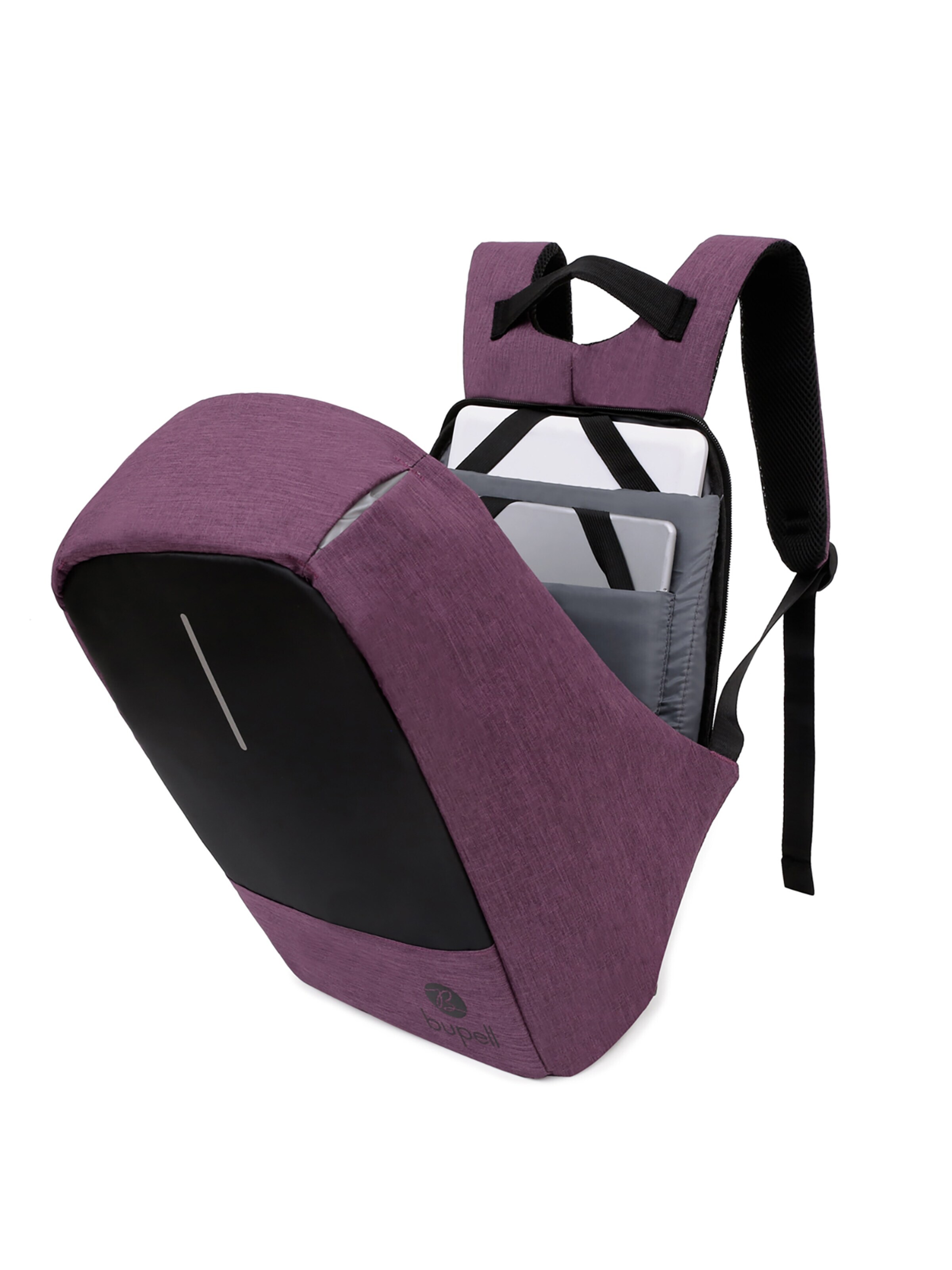 bupell Backpack 'Laptop & Anti-Diebstahl' in Purple