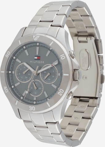 TOMMY HILFIGER Analog klocka i silver: framsida