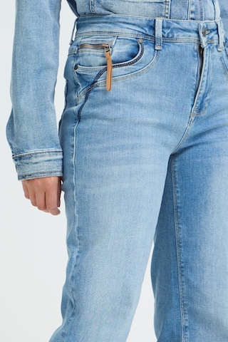 Pulz Regular Jeans 'PZ Karolina' in Blue