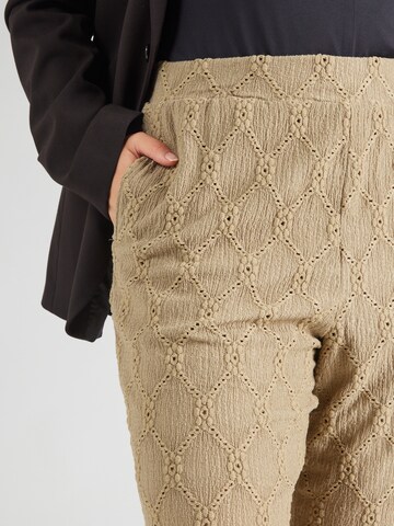 ONLY Carmakoma Loose fit Pants 'CARLUZIA' in Green