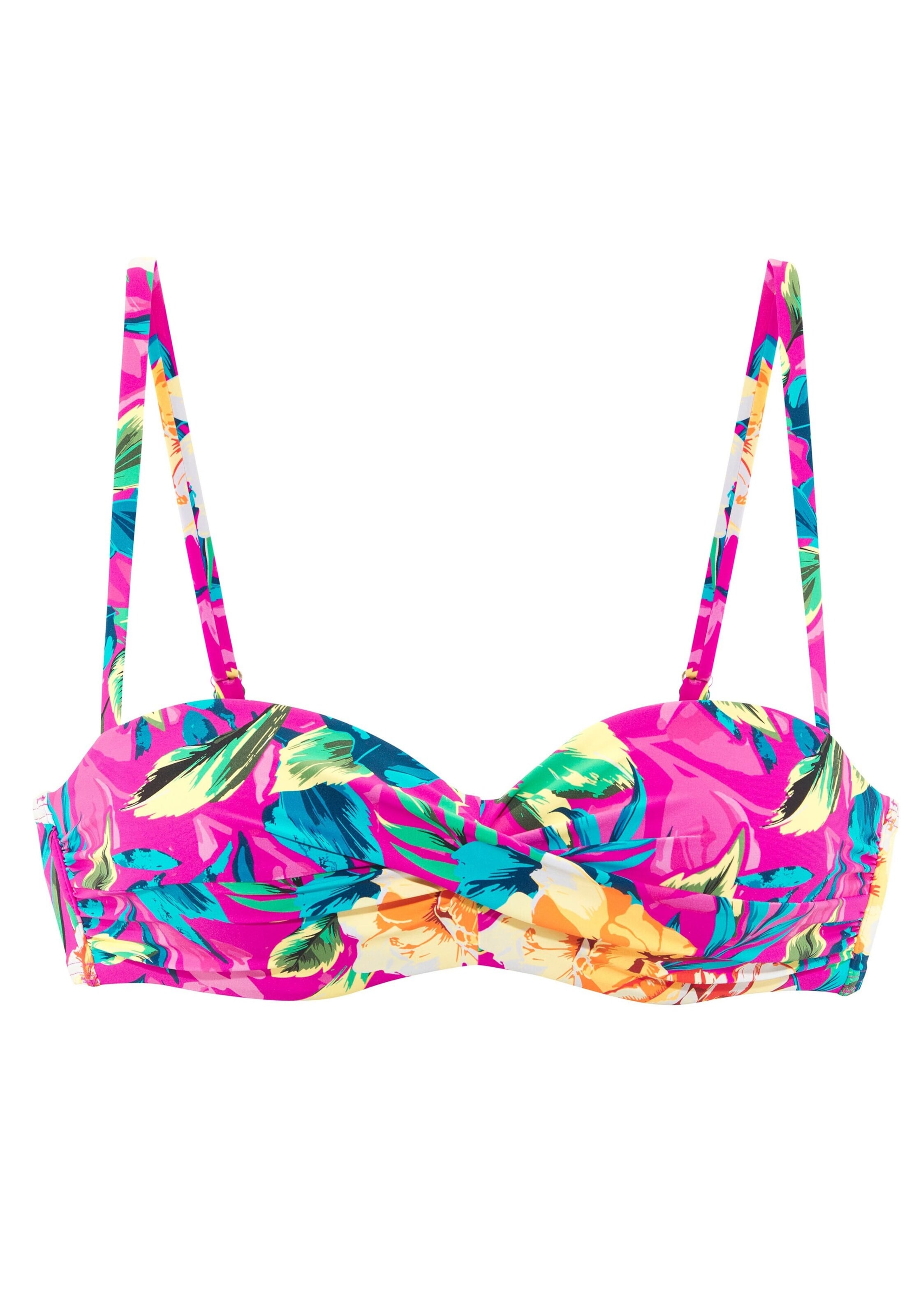 LASCANA Bandeau Bikini zgornji del | roza barva: sprednja stran
