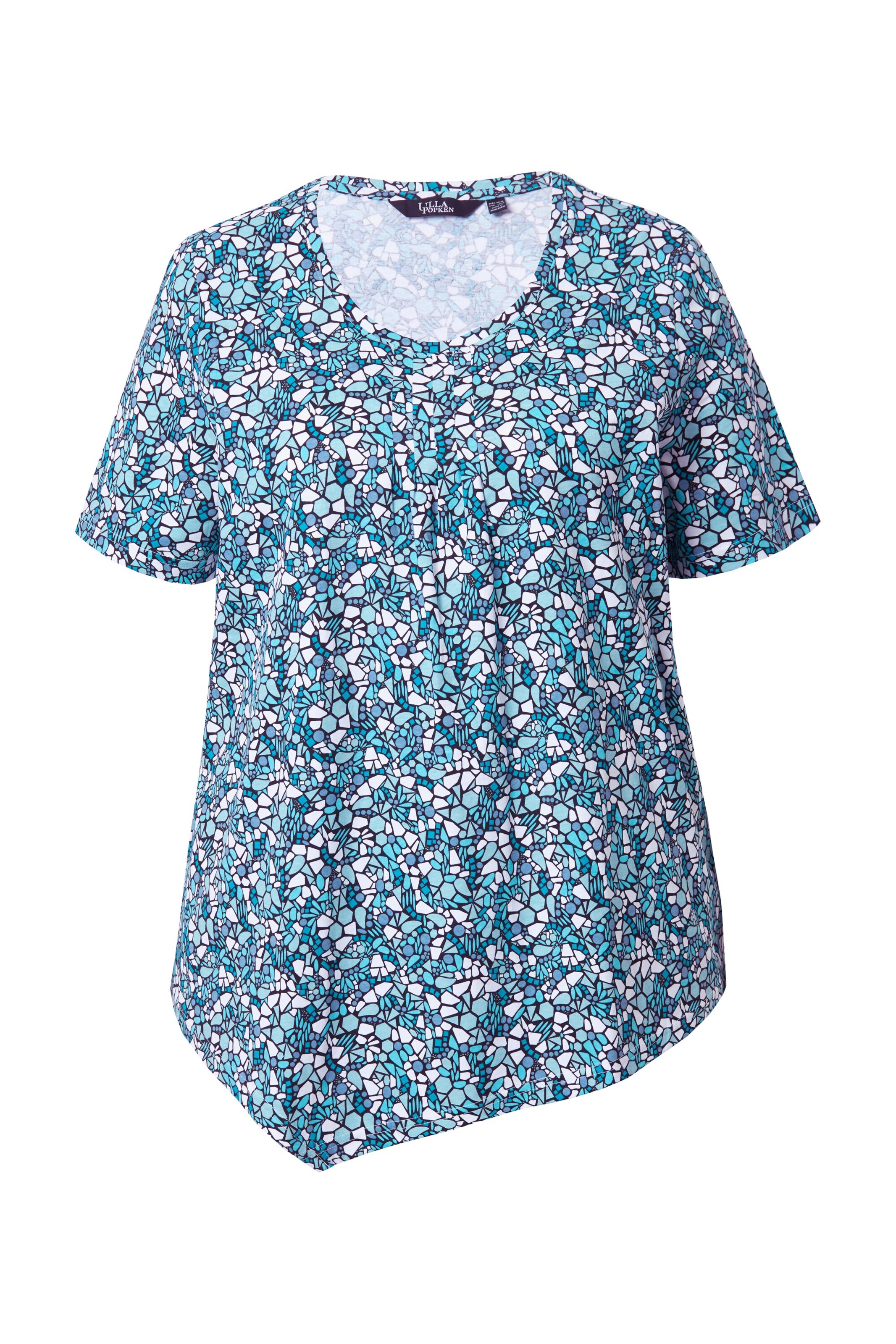 Ulla Popken Shirt in Blauw: voorkant