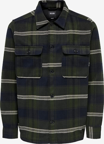Camicia di Only & Sons in verde: frontale