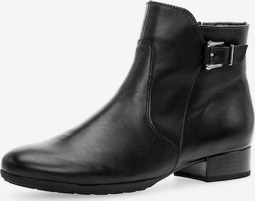 GABOR Ankle Boots in Black: front