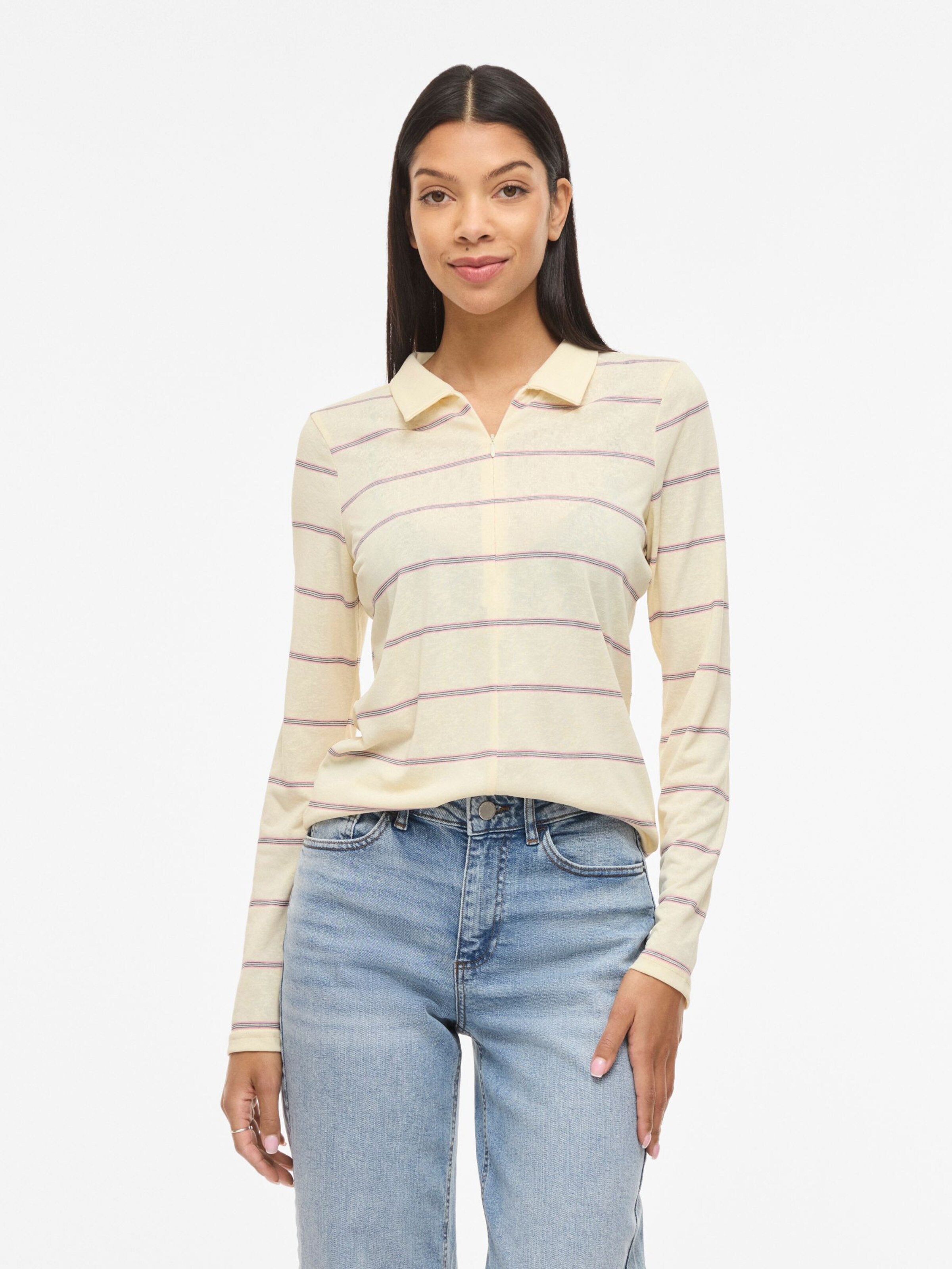 VILA Shirt 'VILYA ' in Beige: front