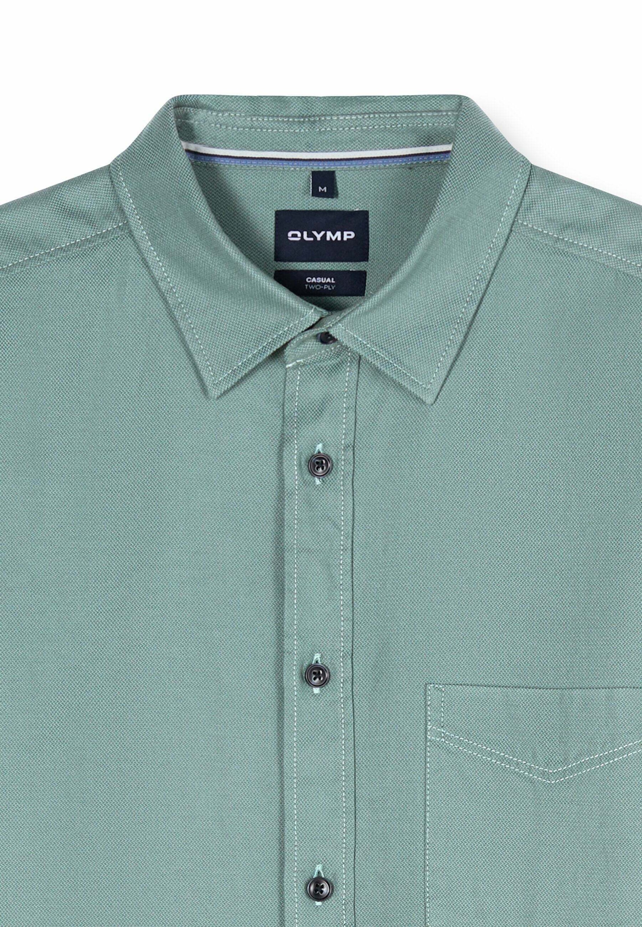 OLYMP Regular fit Button Up Shirt in Green