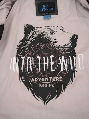 Lederjacken24 Between-Season Jacket 'Zenon-1' in Black