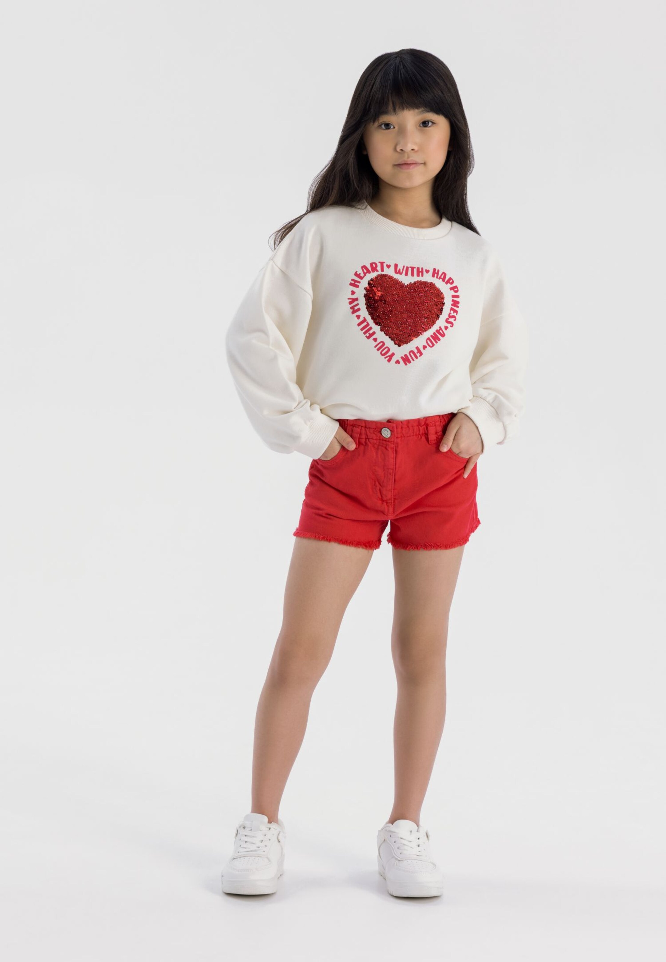 raudona MINOTI Standartinis Kelnės: priekis