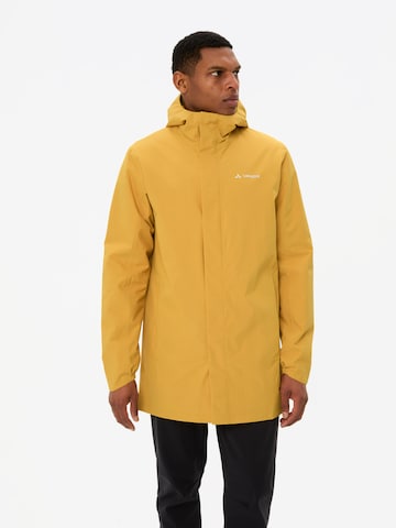 VAUDE Outdoorjas 'Cyclist' in Geel: voorkant