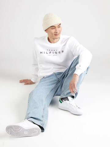 TOMMY HILFIGER Sweatshirt i hvid