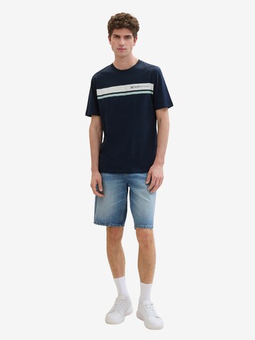 TOM TAILOR DENIM T-shirt i blå