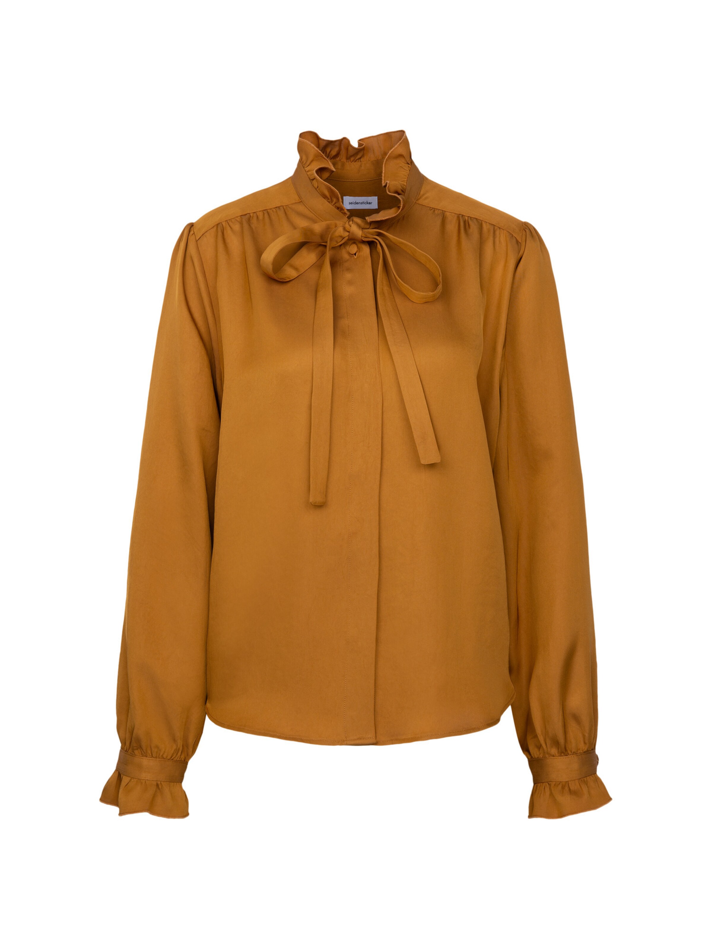 SEIDENSTICKER Blouse in Geel: voorkant