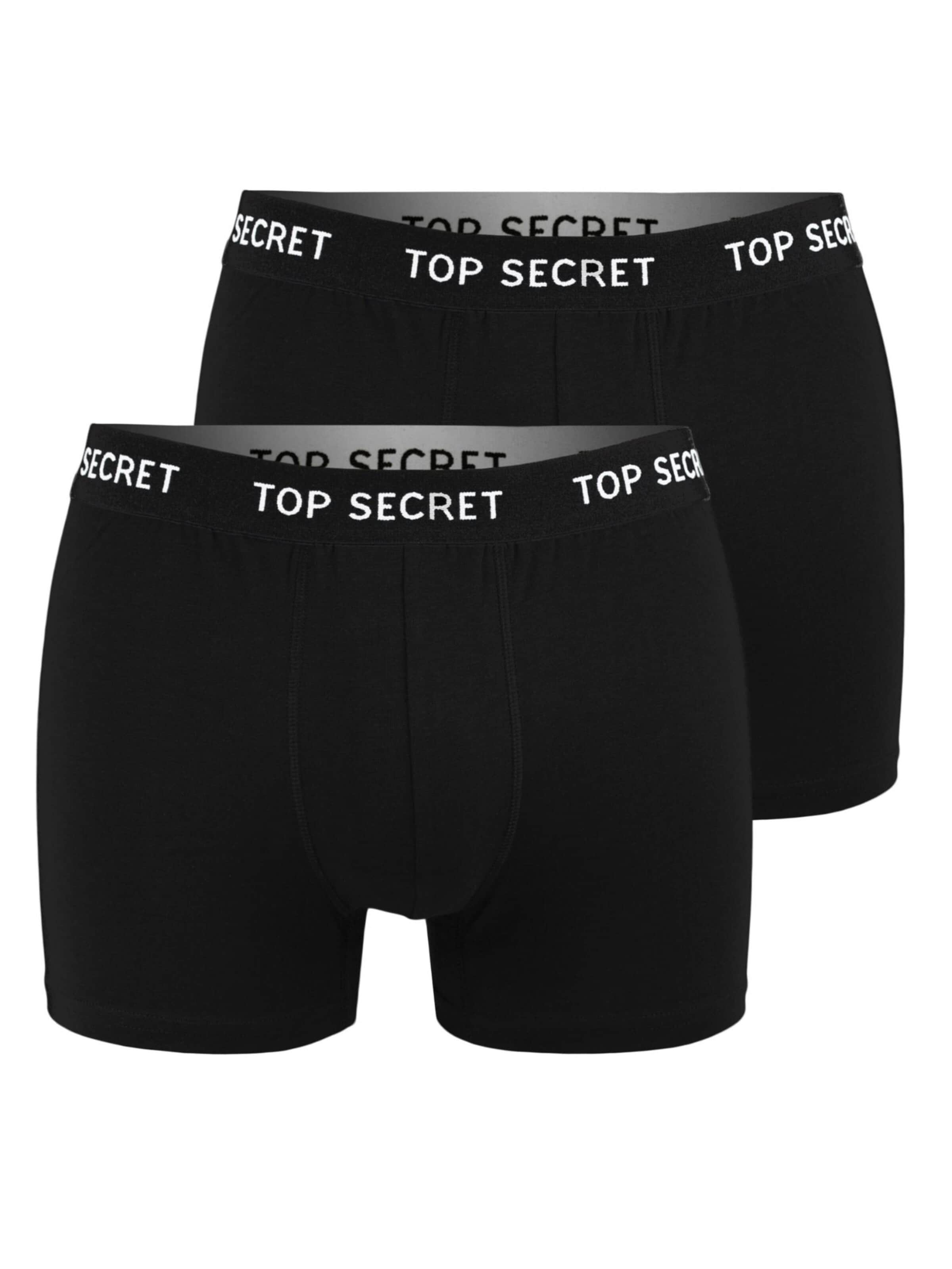 Top Secret Boxershorts in Zwart