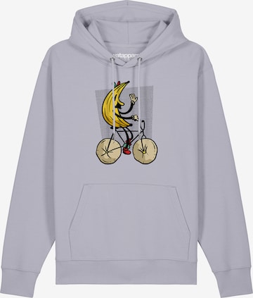 Sweat-shirt 'Banana Rider' Watapparel en violet : devant
