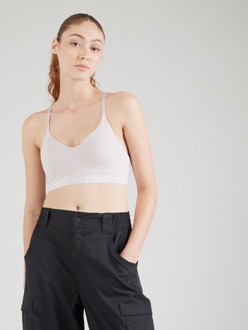 NIKE Bralette Sports bra 'INDY' in Purple: front