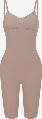 Body modelant 'Bodysuit Sculpting Shapewear mit Shorts' cfab (formerly creamy fabrics) en beige : devant
