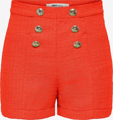 ONLY Regular Trousers 'Firenze' in Orange: front