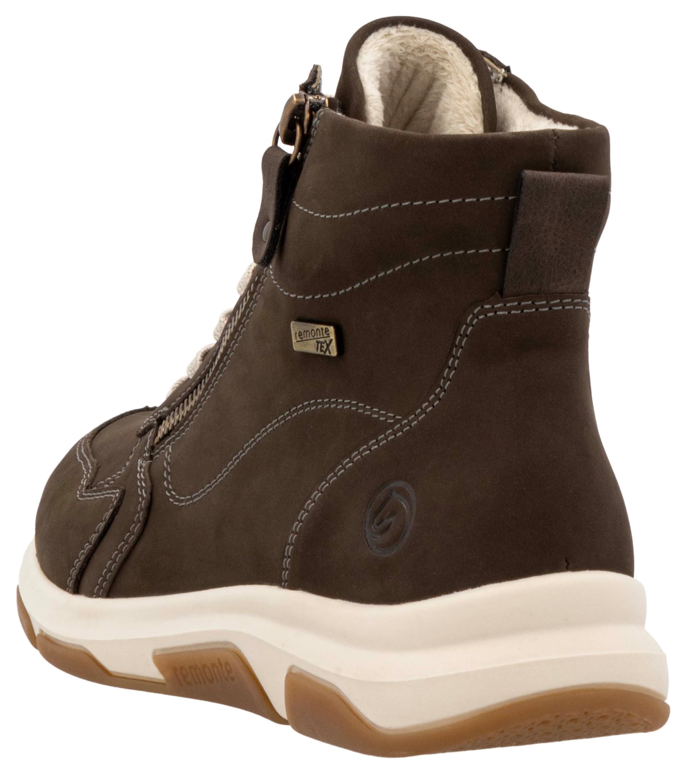 Bottines à lacets REMONTE en marron