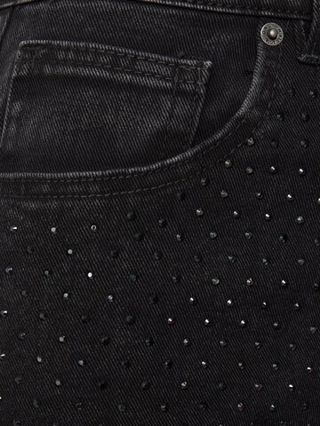 Only Petite Wide Leg Jeans 'ONLHOPE' in Schwarz