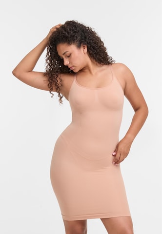 Robe gainante 'Second Skin' Lykkeland Atelier en marron