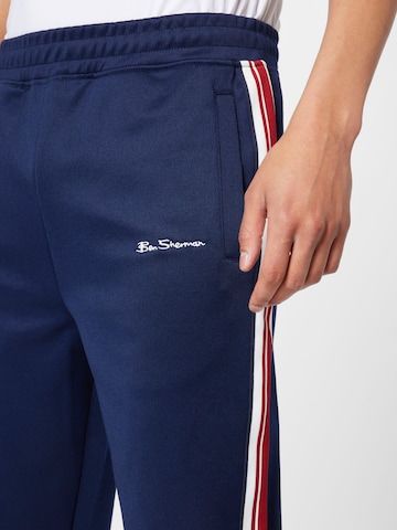 Ben Sherman Regular Broek in Blauw