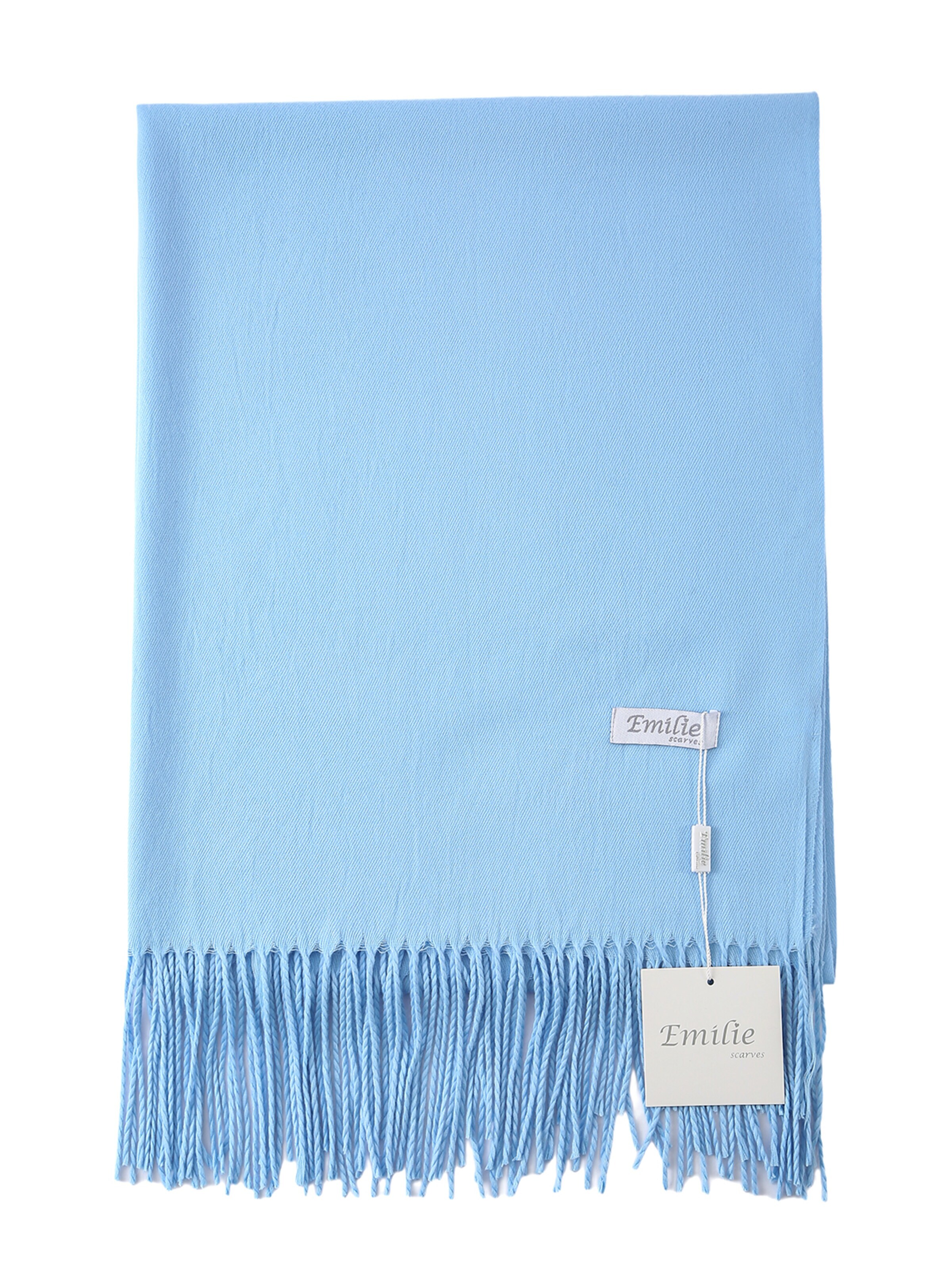 Emilie collection Sjaal 'Pashmina scarf' in Blauw: voorkant
