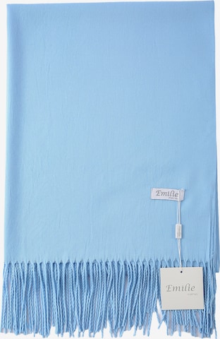 Emilie collection Sjaal 'Pashmina scarf' in Blauw: voorkant
