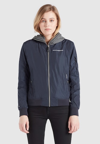 khujo Between-season jacket 'Larifa' in Blue: front