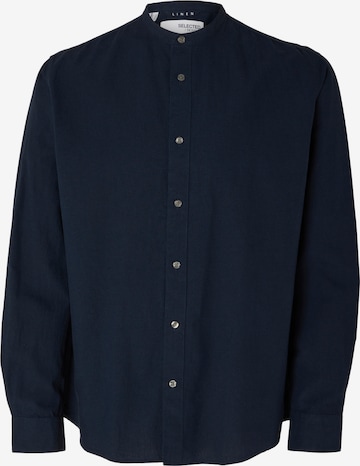 SELECTED HOMME Button Up Shirt in Blue: front