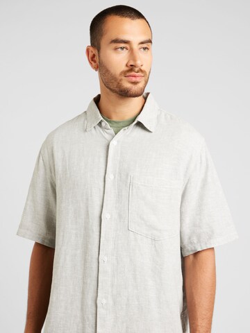 WEEKDAY Comfort Fit Hemd in Grau